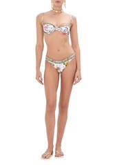 Camilla Beaded Floral Bikini Bottom
