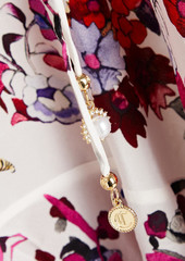 Camilla - Embellished floral-print silk crepe de chine maxi wrap dress - White - XXS