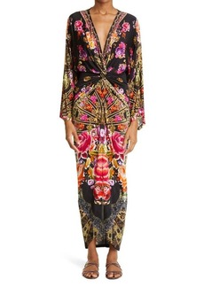 Camilla Dance with Duende Floral Print Long Sleeve Maxi Dress at Nordstrom