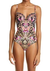 Camilla Dance with Duende Floral Print One-Piece Swimsuit at Nordstrom