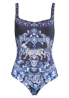Camilla Delft Dynasty D-Cup Underwire One-Piece Swimsuit at Nordstrom