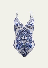 Camilla Glaze and Graze Soft Cup Underwire One-Piece Swimsuit