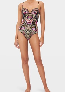 Camilla Moulded Plunge Cup One-Piece Swimsuit