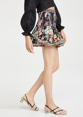 Camilla Short Shirred Skirt