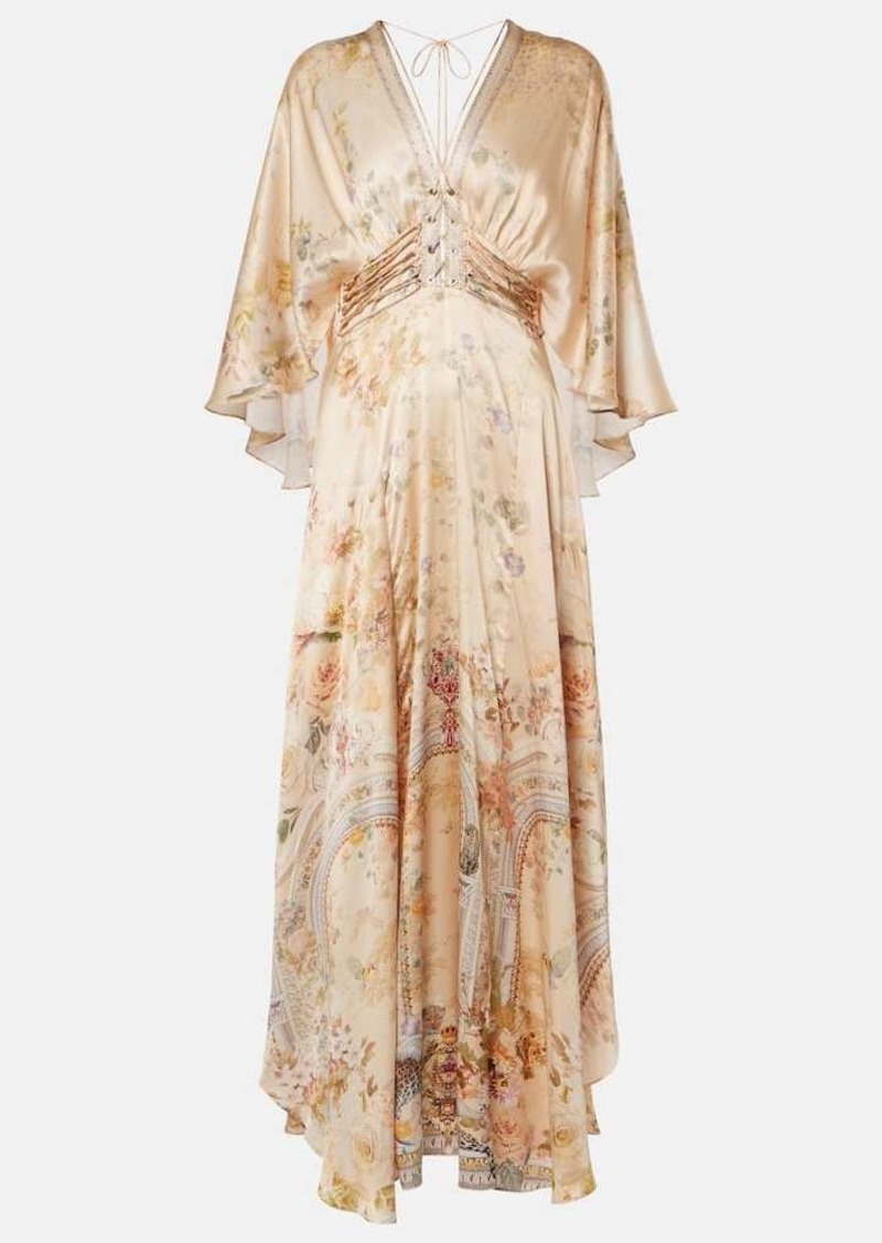 Camilla Silk charmeuse maxi dress