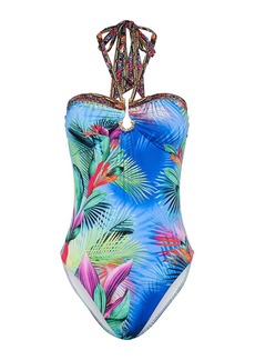 Camilla Women's What's Your Vice Bandeau One Piece Swimsuit with Ring