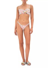 Camilla Floral Low-Waist Bikini Bottom