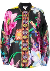 Camilla floral-print blouse