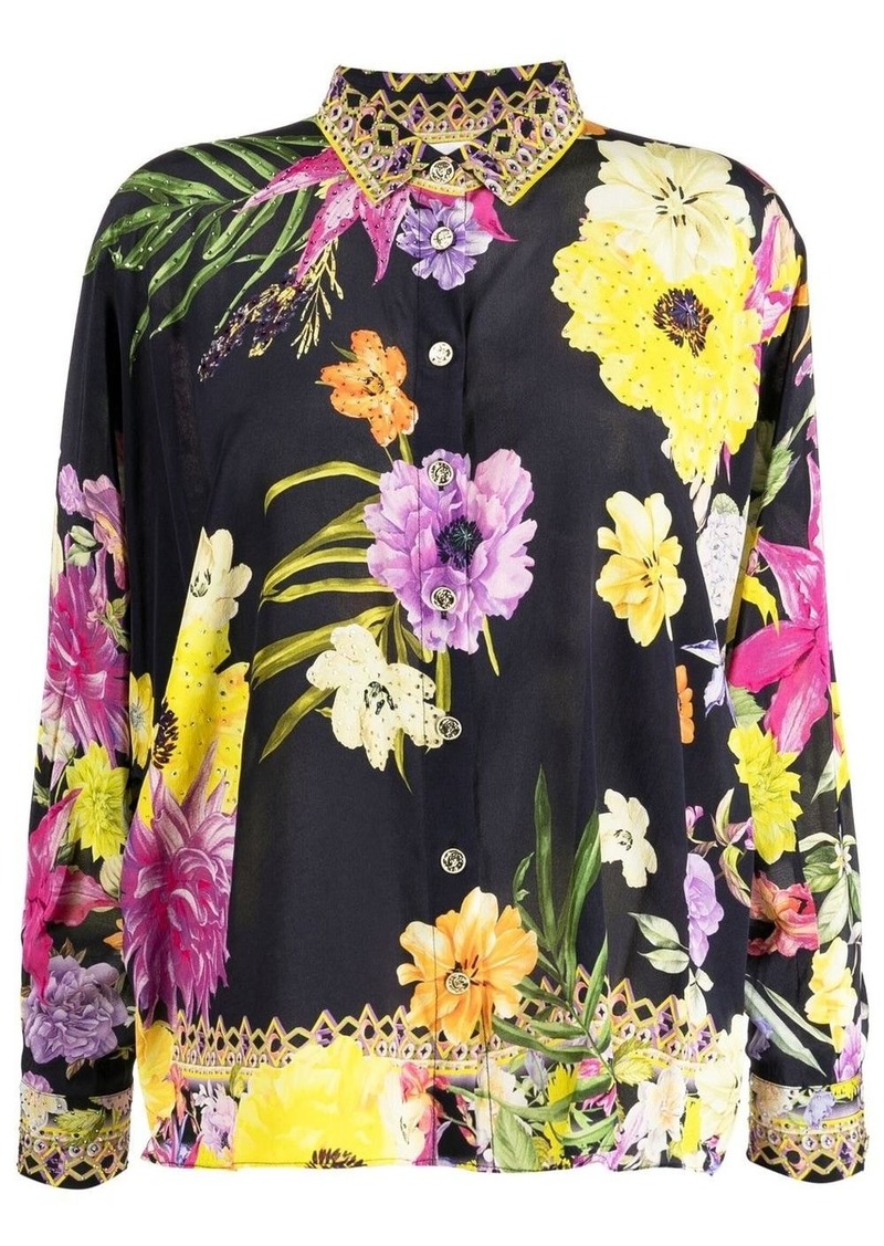 Camilla floral-print shirt