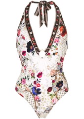 Camilla floral-print swimsuit