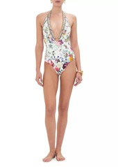 Camilla Floral Ring One-Piece Swimsuit