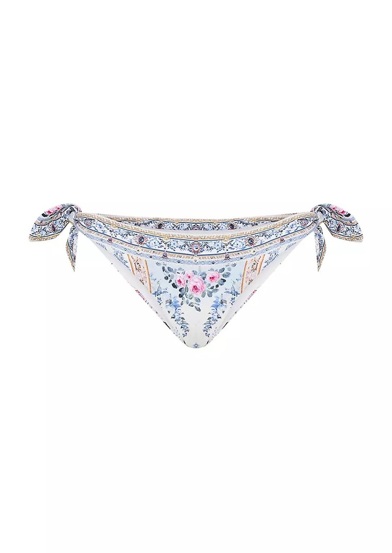 Camilla Floral Side-Tie Bikini Bottom