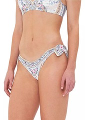 Camilla Floral Side-Tie Bikini Bottom