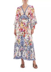 Camilla Floral Silk Cover-Up