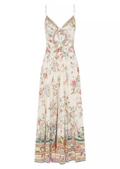 Camilla Floral Silk Maxi Dress