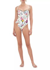 Camilla Floral Underwire One-Piece Swimsuit