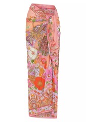 Camilla Knotted Floral Sarong