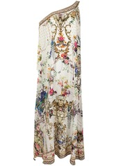 Camilla one-shoulder floral kaftan dress