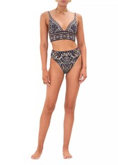 Camilla Printed High-Waisted Bikini Bottom