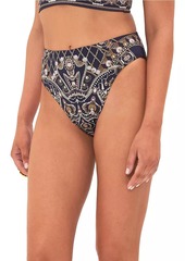 Camilla Printed High-Waisted Bikini Bottom