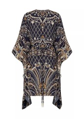 Camilla Printed Silk Caftan