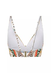 Camilla Printed Triangle Bikini Top