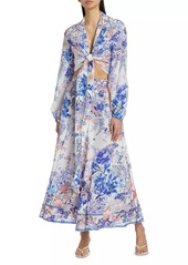 Camilla True Bloom Floral Silk Maxi Skirt