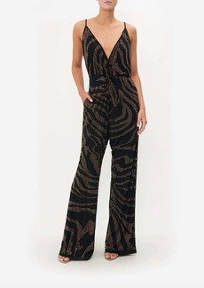 Camilla Twist Front Jersey Jumpsuit In Tame My Tiger