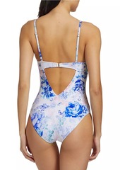 Camilla V-Neck Underwire One-Piece Swimsuit