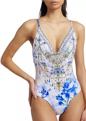 Camilla V-Neck Underwire One-Piece Swimsuit