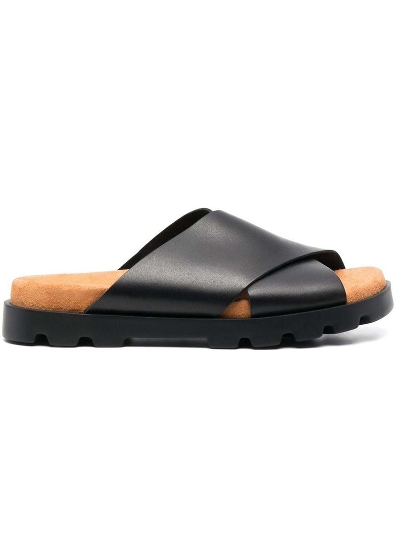 Camper Brutus cross strap sandals