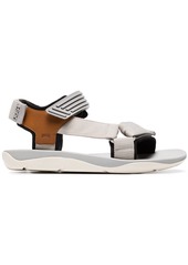 Camper x Dust Magazine grey and brown rubber sandals