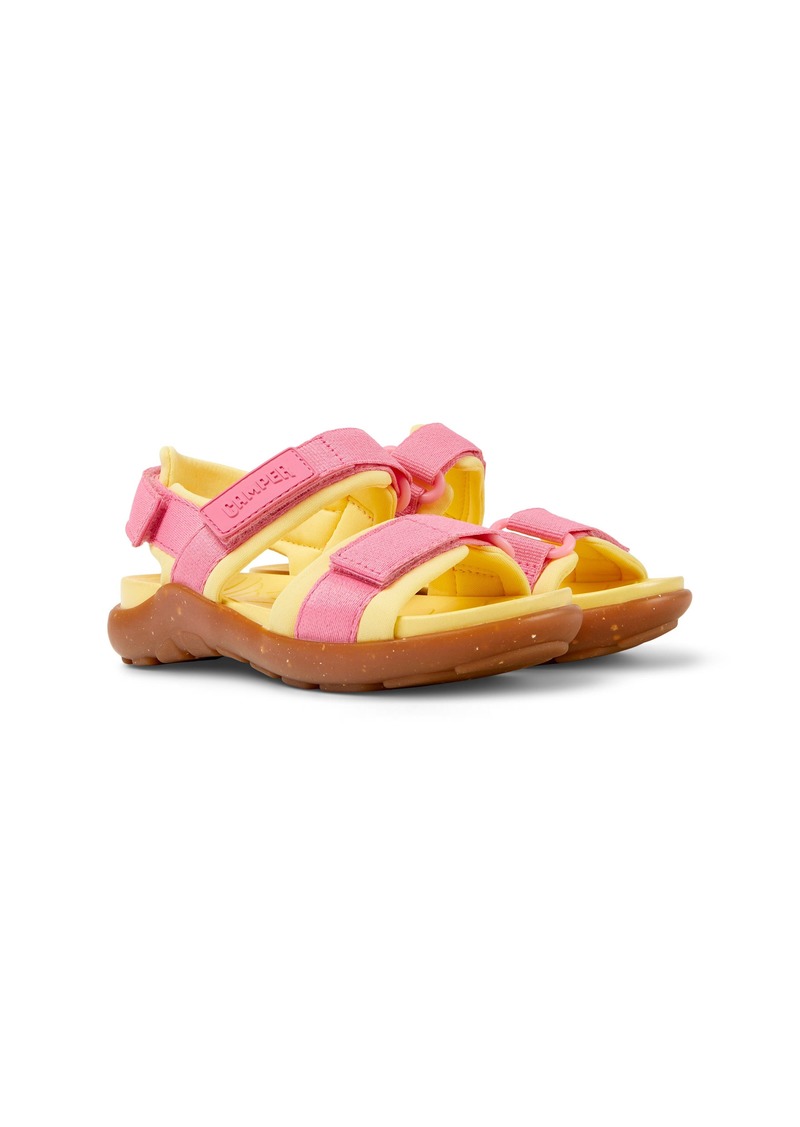 Camper Kids' Wous Sandal in Yellow/Pink at Nordstrom Rack