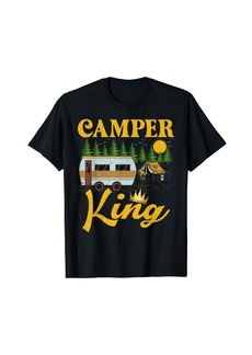 Camper King Adventure Outdoor Camping T-Shirt