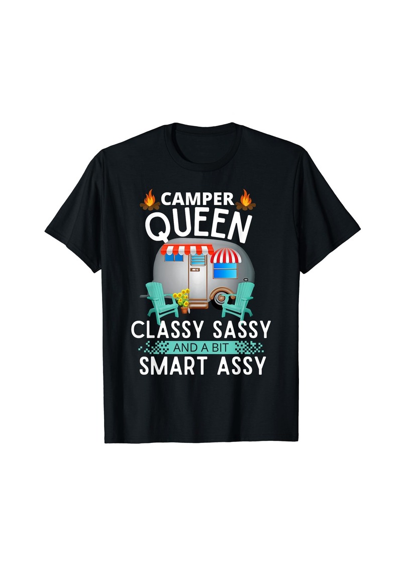 Camper Queen Classy Sassy And A Bit Smart Assy Camper T-Shirt