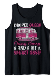 Camper Queen Classy Sassy Smart Assy Camping Tank Top