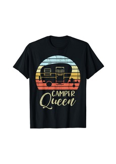 Camper Queen Classy Sassy Smart Assy Matching Couple Camping T-Shirt