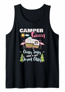 Camper Queen Classy Sassy Smart Assy RV Outdoors Camping Top Tank Top