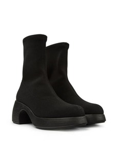 Camper Thelma Knit Boot in Black at Nordstrom