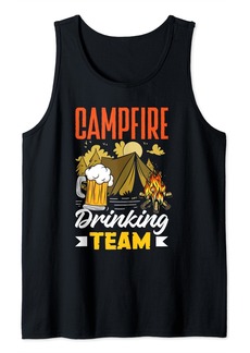 Campfire Drinking Team Camper Campfire Drinking Team Tank Top