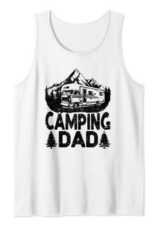Camping Dad Outdoor 5th Wheel Camper RV Vacation Fathers Day Tank Top