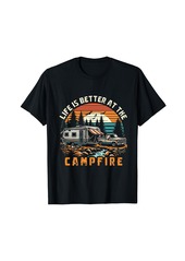 Family Vacation Camp 2024 Camper Van Vacation Camping Lover T-Shirt