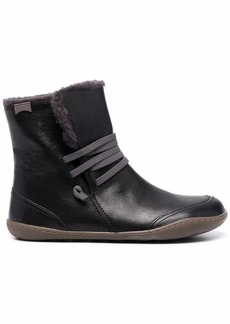 Camper faux-fur lined leather ankle boots