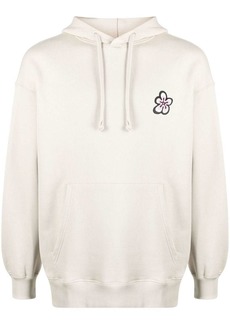 Camper floral print cotton hoodie