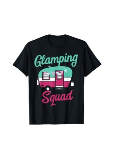 Glamping Squad Cute Popup Camper Gift Glamping T-Shirt