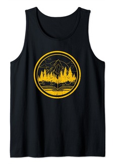 Hiking Camping Outdoor Summer Mountain Nature Funny Camper Tank Top