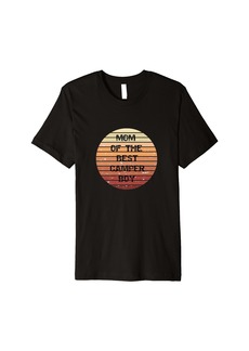Mom Of The Best Camper Boy Vintage Sunset Premium T-Shirt