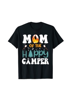 Mom Of The Happy Camper Men 1st Bday Camping Trip T-Shirt
