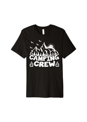 Retro Camping Trip Camper Adventure Outdoor Camping Crew Premium T-Shirt