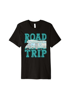 Camper Road Trip Outdoor Camp Funny Summer Nature Vacation Camping Premium T-Shirt
